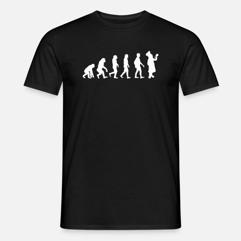 Koch Evolution ! Bon Appetit - Männer T-Shirt - Schwarz