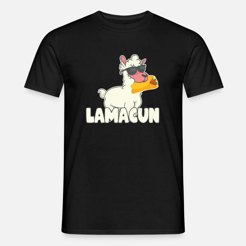 Lamacun - Männer T-Shirt - Schwarz