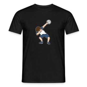 Handballer Dab Dabbing Handball Handballspieler - Männer T-Shirt - Schwarz - Vorne - AI Model Male 178 light (178cm)