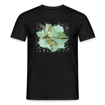 Libellule - T-shirt homme - noir - Devant - AI Model Male 178 light (178cm)