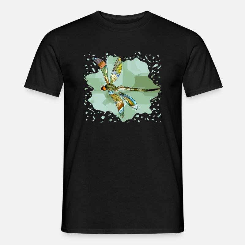 Libellule - T-shirt homme - noir