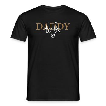 Daddy to be - Männer T-Shirt - Schwarz - Vorne - AI Model Male 178 light (178cm)