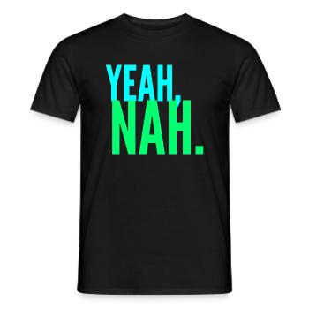 ja nein, Teenager Meme, sarkastisches Zitat - Männer T-Shirt - Schwarz - Vorne - AI Model Male 178 light (178cm)