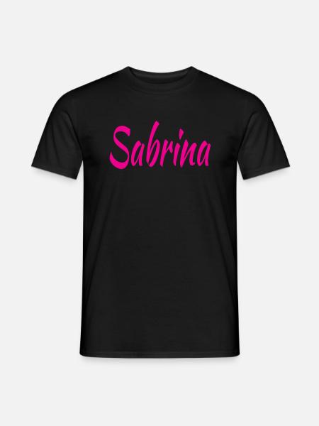 Sabrina - T-shirt homme - noir