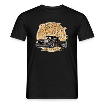 Camionnette rouillée - T-shirt homme - noir - Devant - AI Model Male 178 light (178cm)