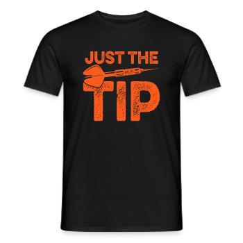 dart spiel - Männer T-Shirt - Schwarz - Vorne - AI Model Male 178 light (178cm)