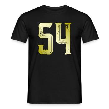 54 Symbole numérique - T-shirt homme - noir - Devant - AI Model Male 178 light (178cm)
