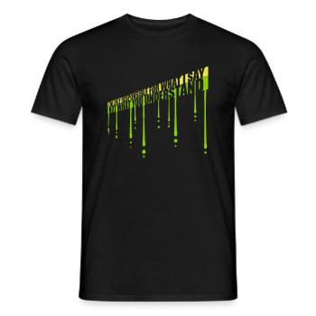 what I say quote - Men's T-Shirt - black - Front - AI Model Male 178 light (178cm)