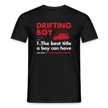 Sport Boy Definition Drifting - Männer T-Shirt - Schwarz - Vorne - AI Model Male 178 light (178cm)