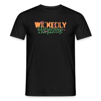 Zauberhaft gut aussehend - Wickedly handsome - Männer T-Shirt - Schwarz - Vorne - AI Model Male 178 light (178cm)