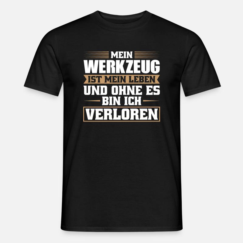 Handwerker Beruf Handwerk Geschenk - Männer T-Shirt - Schwarz