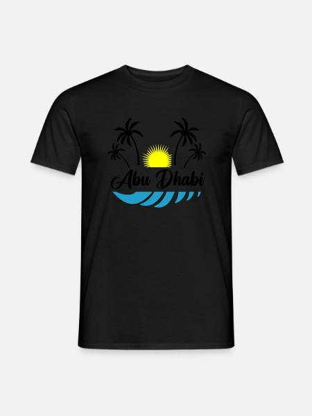 Abu Dhabi - Men's T-Shirt - black
