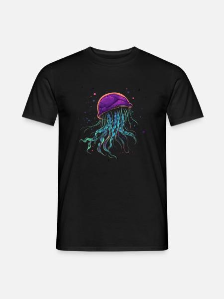 Méduse - T-shirt homme - noir