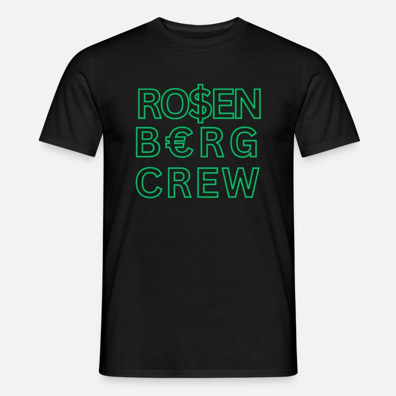 Rosenberg Crew - Männer T-Shirt - Schwarz