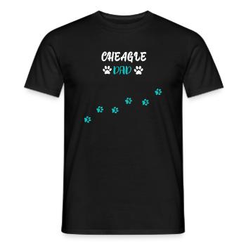 Cheagle Dad I Chihuahua Beagle Mix - Männer T-Shirt - Schwarz - Vorne - AI Model Male 178 light (178cm)