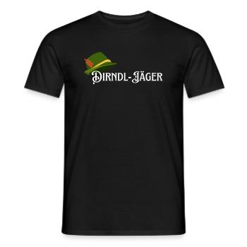 Volksfest Dirndl-Jäger - Männer T-Shirt - Schwarz - Vorne - AI Model Male 178 light (178cm)