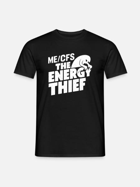 ME/CFS: The Energy Thief - Der Energie Dieb - Men's T-Shirt - black