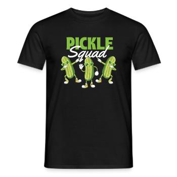 Pickle Squad - Drôle d’aneth Pickle Lover Cadeau - T-shirt homme - noir - Devant - AI Model Male 178 light (178cm)