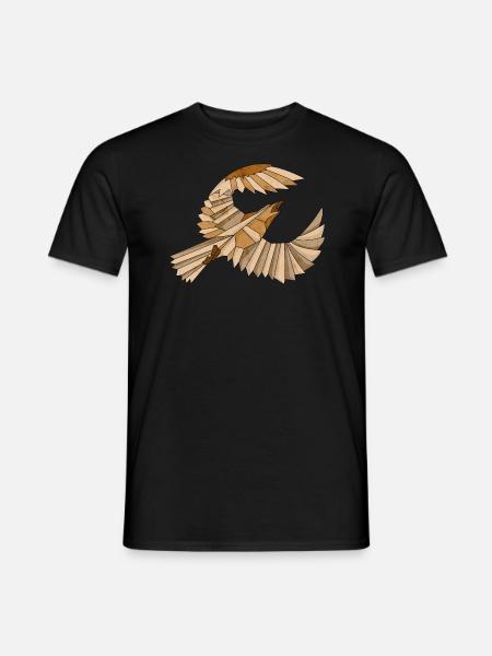 Vector Eagle Vintage T Shirt - Men's T-Shirt - black