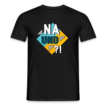So what - Men's T-Shirt - black - Front - AI Model Male 178 light (178cm)