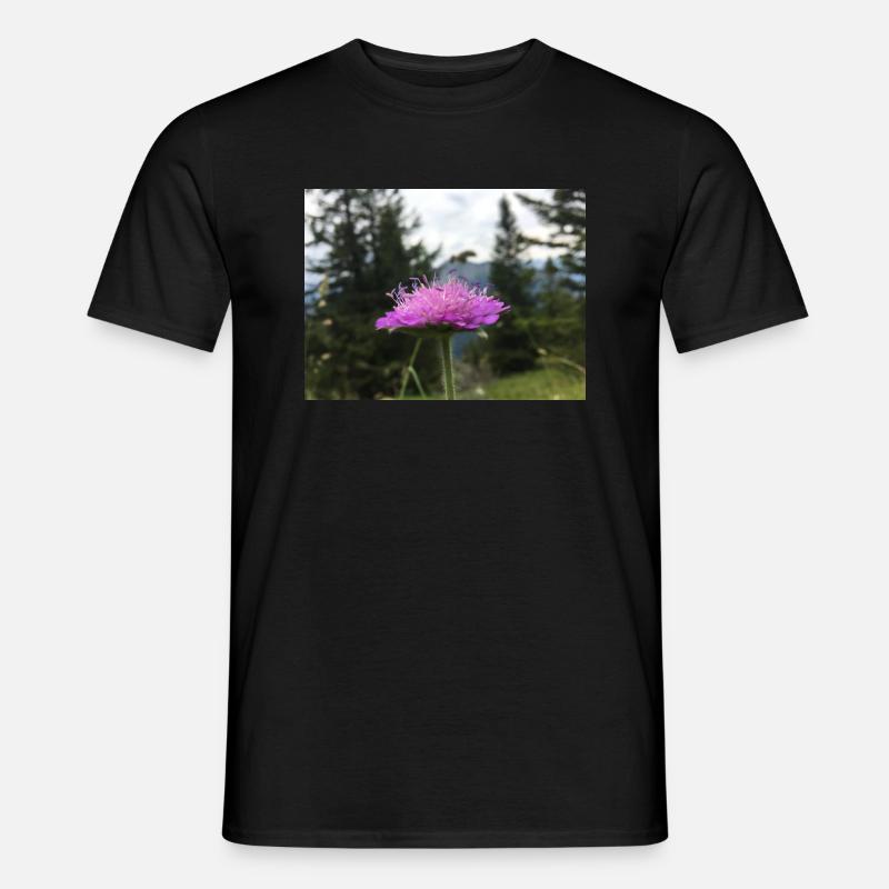 Frühling Blümchen - Männer T-Shirt - Schwarz