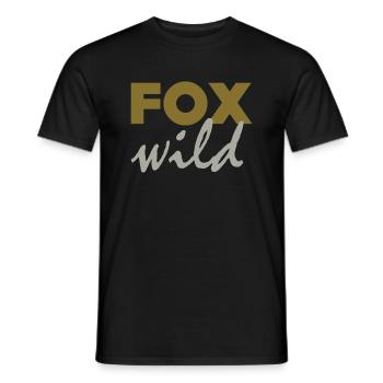 FOX Wild 2021 - Men's T-Shirt - black - Front - AI Model Male 178 light (178cm)