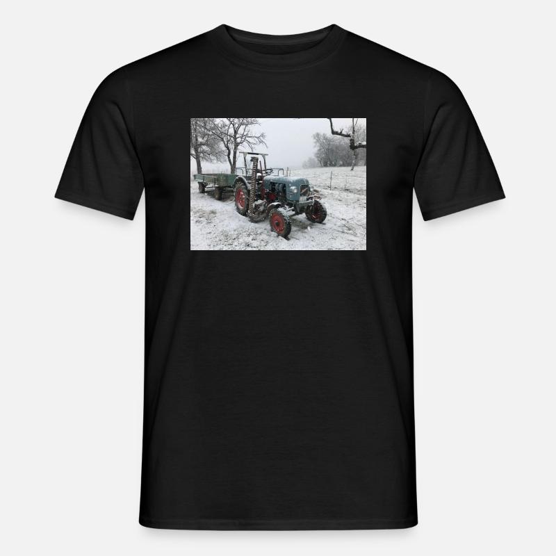 Eicher - Männer T-Shirt - Schwarz