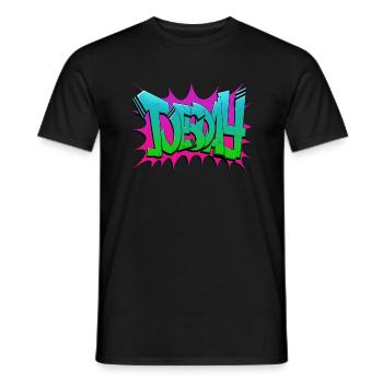 Mardi - T-shirt homme - noir - Devant - AI Model Male 178 light (178cm)