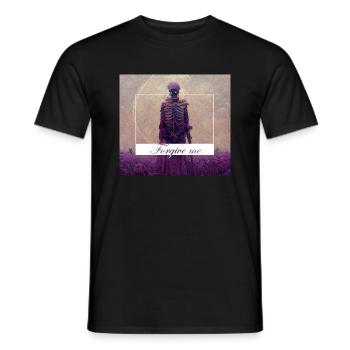 Forgive Me - Männer T-Shirt - Schwarz - Vorne - AI Model Male 178 light (178cm)