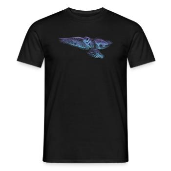 Oiseau - T-shirt homme - noir - Devant - AI Model Male 178 light (178cm)