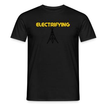 Funkmast - Männer T-Shirt - Schwarz - Vorne - AI Model Male 178 light (178cm)