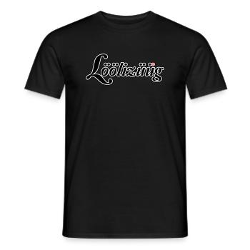 Löölizüüg - Männer T-Shirt - Schwarz - Vorne - AI Model Male 178 light (178cm)
