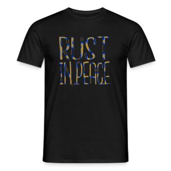 joke aerospace engineering robotics engineer - Men's T-Shirt - black - Front - AI Model Male 178 light (178cm)