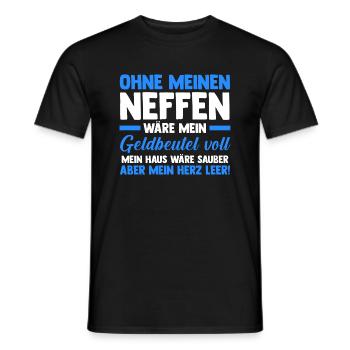 Patenonkel Pate Neffen Onkel - Männer T-Shirt - Schwarz - Vorne - AI Model Male 178 light (178cm)