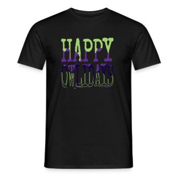 fun funny gym bodybuilder fairy tail funny quote - Männer T-Shirt - Schwarz - Vorne - AI Model Male 178 light (178cm)