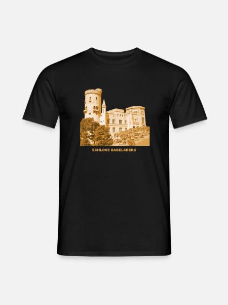 Babelsberg Schloss Potsdam Brandenburg Museum - Männer T-Shirt - Schwarz