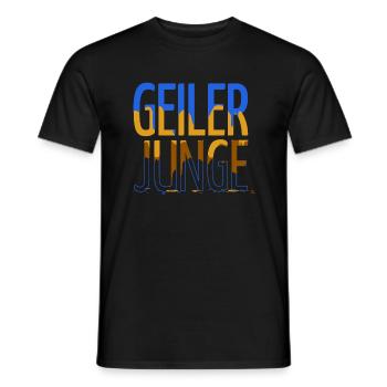 geek spaß geburtstagsgeschenkidee junge spruch - Männer T-Shirt - Schwarz - Vorne - AI Model Male 178 light (178cm)