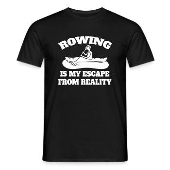 Ruderer Rudersport Rudern Ruderverein Ruderteam - Männer T-Shirt - Schwarz - Vorne - AI Model Male 178 light (178cm)