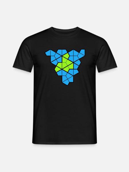 OneTile - Männer T-Shirt - Schwarz