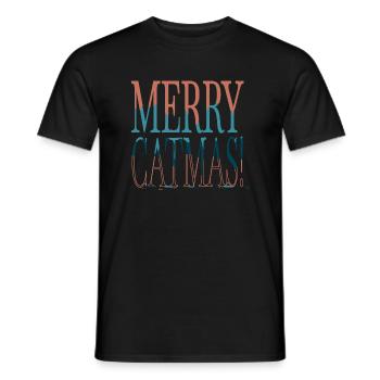 Animal Lover Funny Sayings Valentines Day - Men's T-Shirt - black - Front - AI Model Male 178 light (178cm)