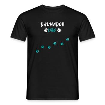 Dalmador Dad I Dalmatiner Labrador Mix - Männer T-Shirt - Schwarz - Vorne - AI Model Male 178 light (178cm)