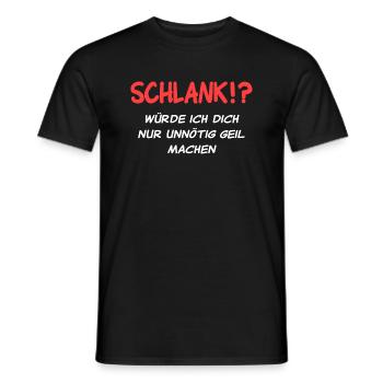 Mince, je ne ferais que t’exciter inutilement - T-shirt homme - noir - Devant - AI Model Male 178 light (178cm)