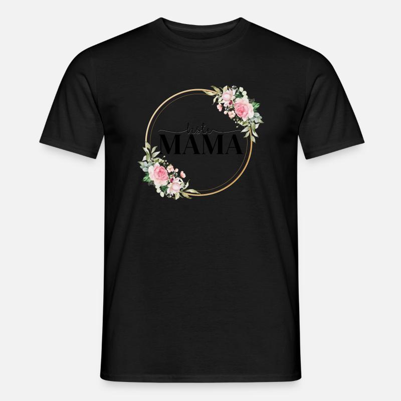 Beste Mama - Geschenkidee - Männer T-Shirt - Schwarz
