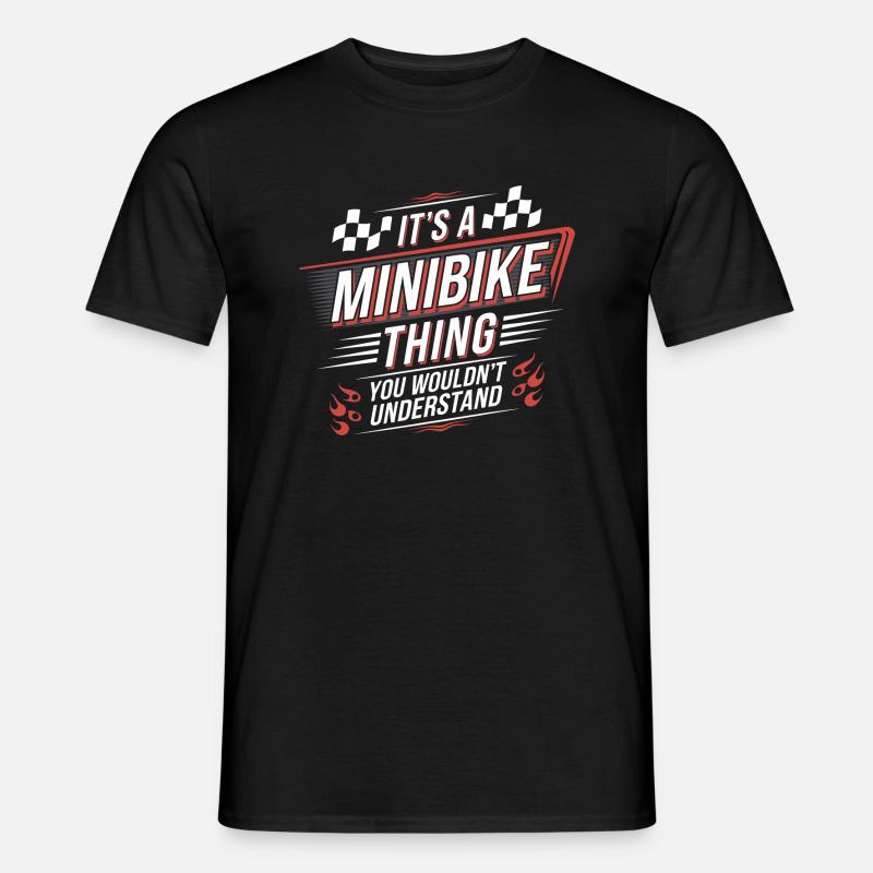 Small bikes, big fun - Men's T-Shirt - black