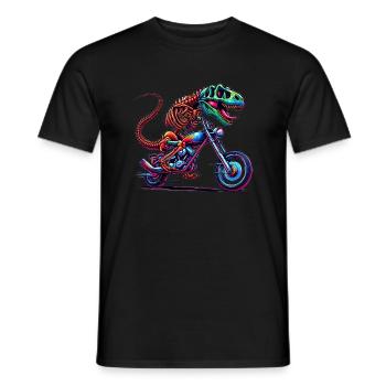 Motorrad Motocross biker bike - Männer T-Shirt - Schwarz - Vorne - AI Model Male 178 light (178cm)