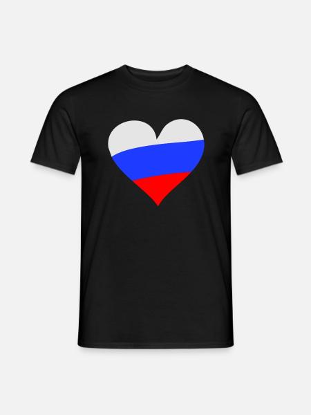 russia - Men's T-Shirt - black
