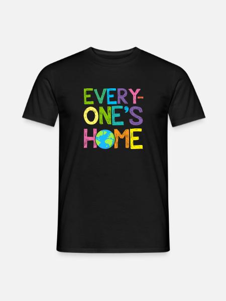 Earth Day Every One's Home Save Our Planet - Men's T-Shirt - black