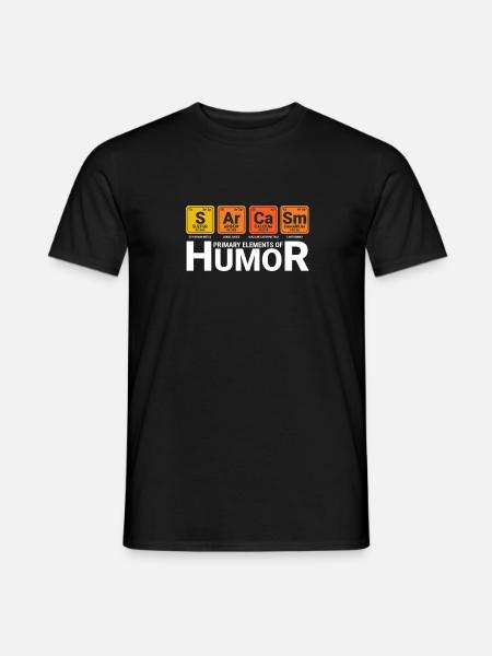 Grappige Sarcasme Humor - Heren T-shirt - zwart