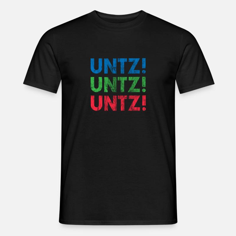 EDM Electronic Dance Music Techno Rave - Men’s T-shirt - black