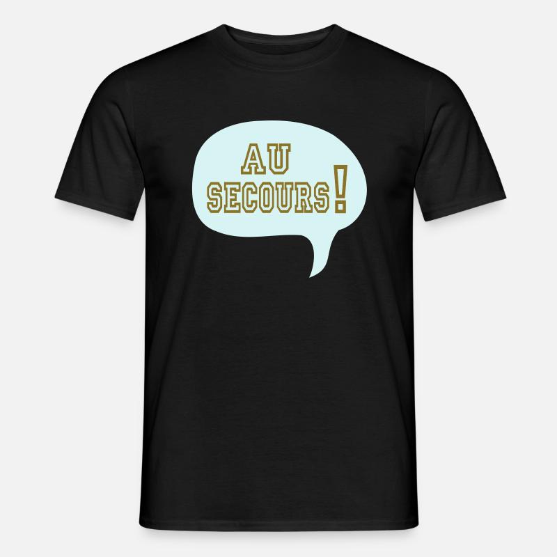 lustigen Cartoon Comic Relief zu - Männer T-Shirt - Schwarz